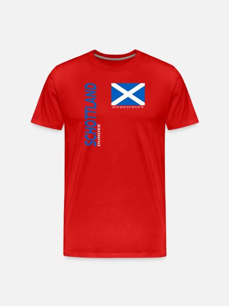 Dundee - T-shirt bio Premium Homme - rouge