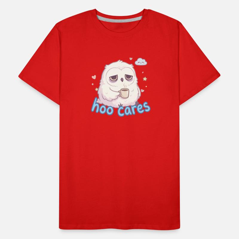 Hoo Cares – Café Chouette Doux T-shirt bio Premium Homme