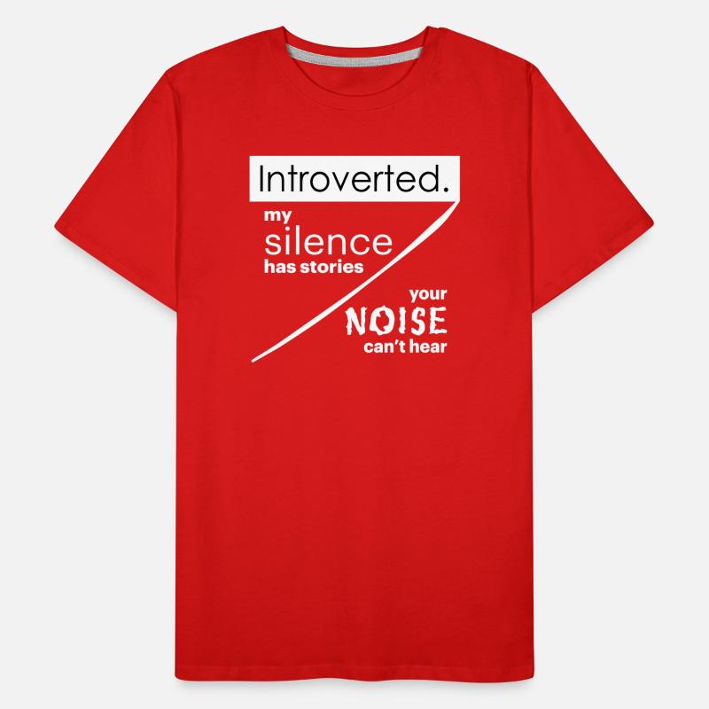 Citations d’introverti T-shirt bio Premium Homme