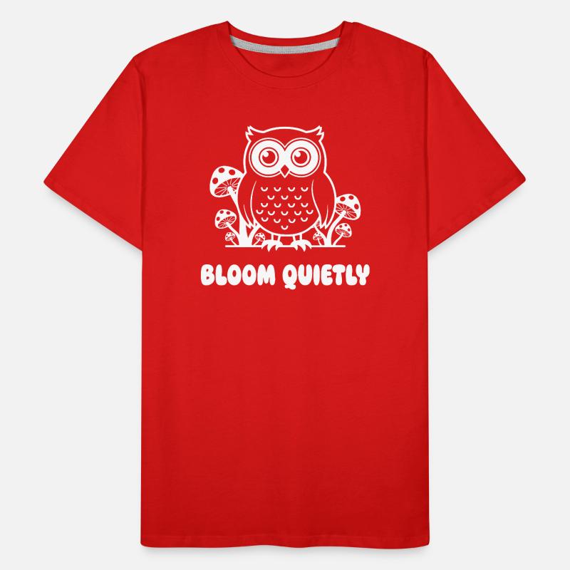 Eulenwald Blumenglanz Männer Premium Bio T-Shirt