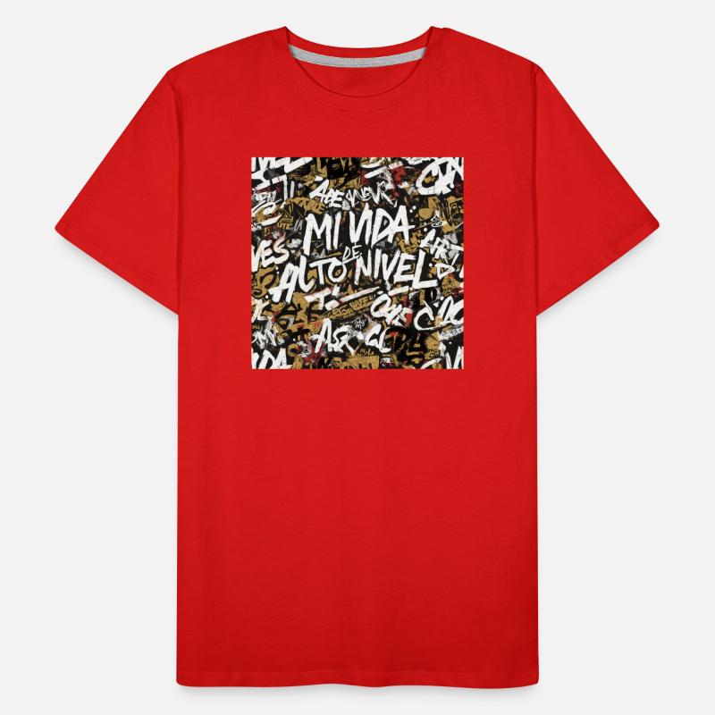Graffiti urbain vibrant T-shirt bio Premium Homme
