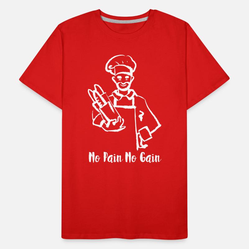 Bread Bakery Humor Baker Men's Premium Organic T-Shirt