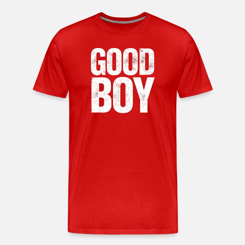 Guter Junge - Männer Premium Bio T-Shirt - Rot