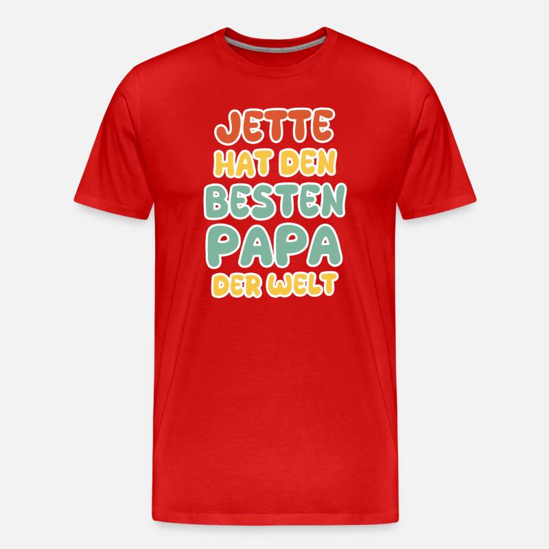 Baby Jette - Männer Premium Bio T-Shirt - Rot