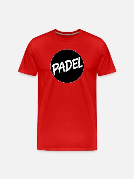 Padel Tennis Padel Players - Men's Premium Organic T-Shirt - red