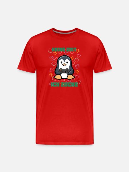 ich zocke - gaming - Men's Premium Organic T-Shirt - red