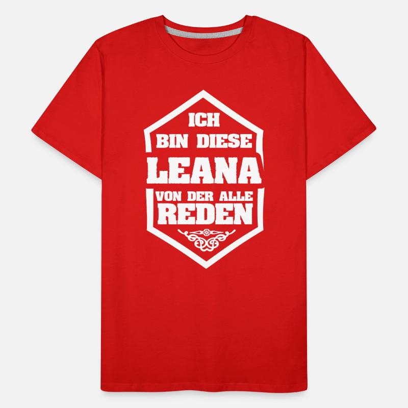 Nickname Leana Men's Premium Organic T-Shirt