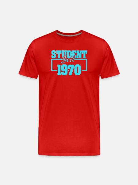 seit 1970 - Männer Premium Bio T-Shirt - Rot