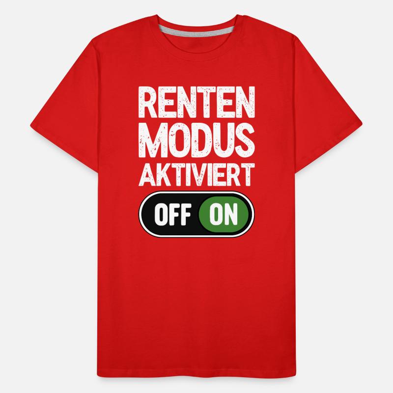 Mode retraite activé T-shirt bio Premium Homme