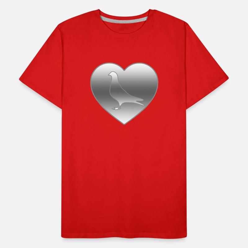 Tauben Männer Premium Bio T-Shirt