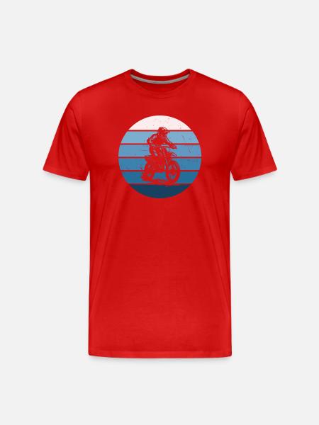 In a nutshell: motocross - Men's Premium Organic T-Shirt - red