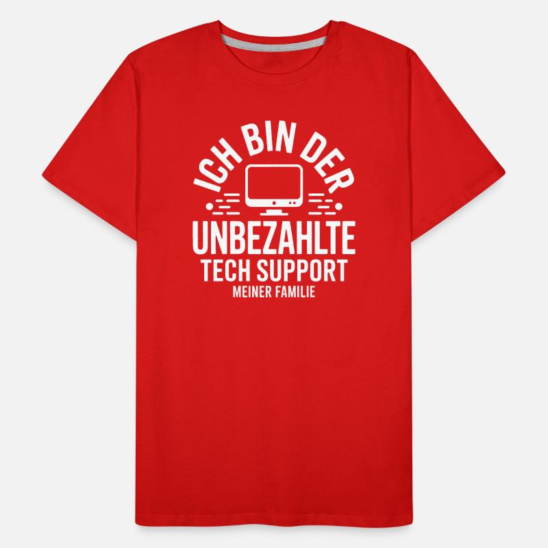 Je suis le support technique non rémunéré T-shirt bio Premium Homme
