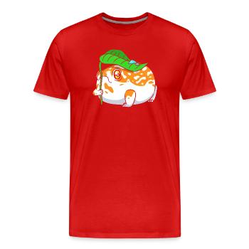 Frosch Desert Rain Frog - Männer Premium Bio T-Shirt - Rot - Vorne - Damien (186cm)