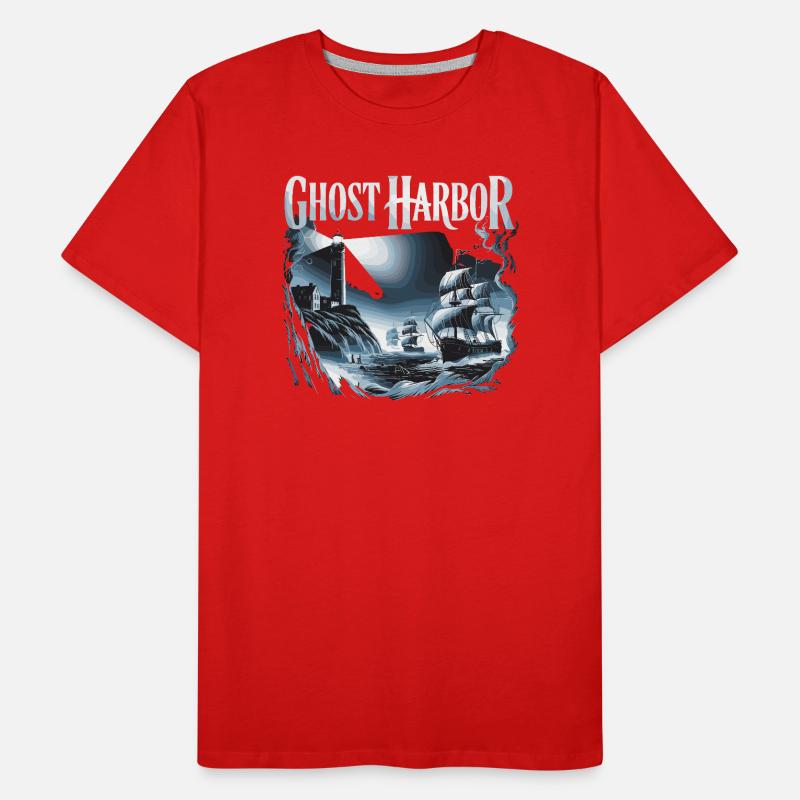 Ghost Harbor Ghost Harbor Navire pirate et T-shirt bio Premium Homme