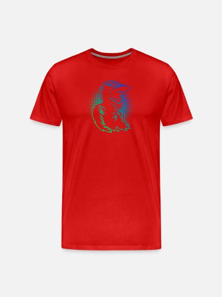 Pure motocross focus - Men's Premium Organic T-Shirt - red