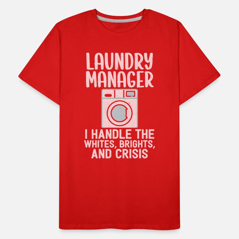 Washing Machine Manager: Laundry crisis Men's Premium Organic T-Shirt