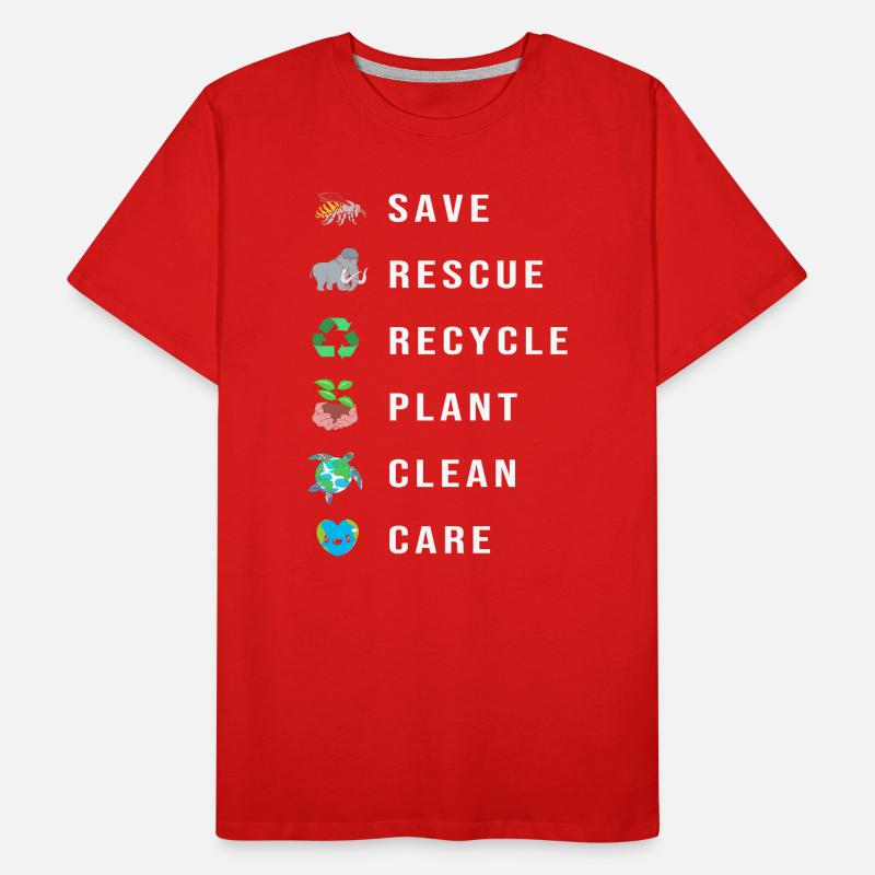 Climate change Environment Environmental protection Men's Premium Organic T-Shirt