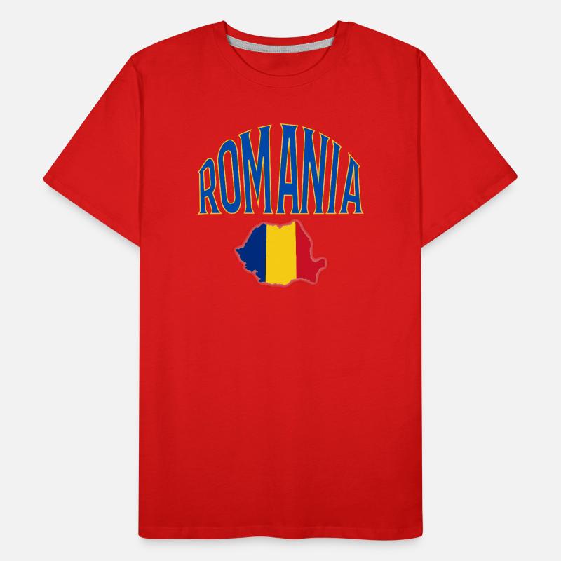 Romania Men's Premium Organic T-Shirt