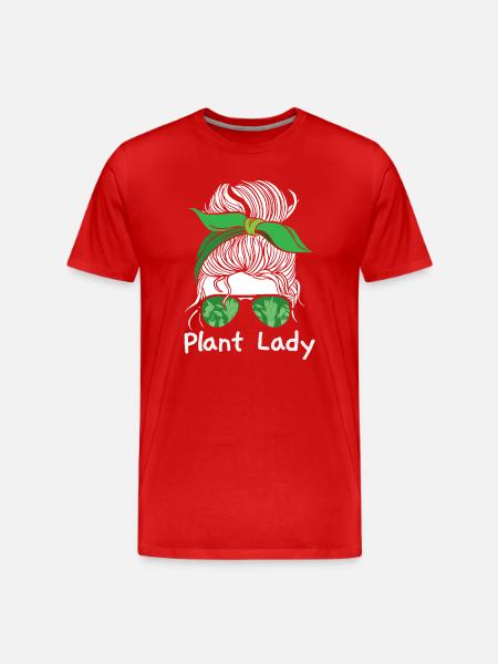 Garden & Plant Lovers Gifts - Men's Premium Organic T-Shirt - red
