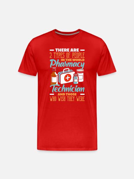 Pharmacist Pharmaceutical Technical - Men's Premium Organic T-Shirt - red