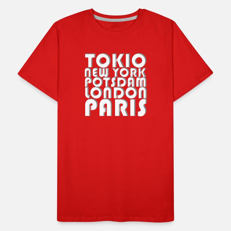 METROPOLIS POTSDAM T-shirt bio Premium Homme