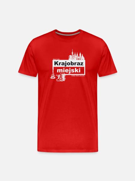 Stadtbild - polnisch - ready when you are - Männer Premium Bio T-Shirt - Rot