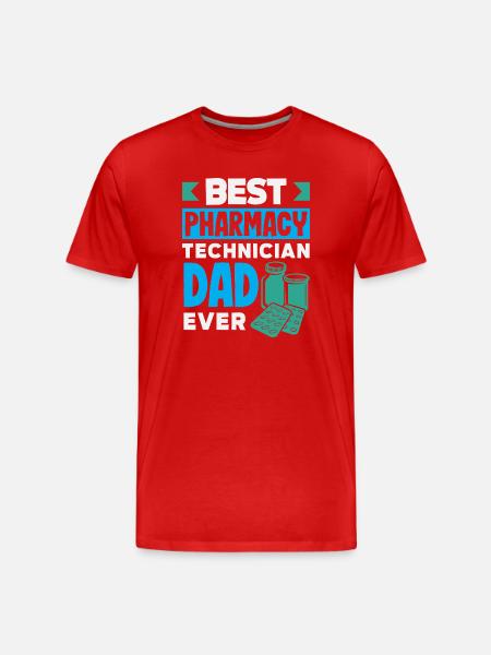 Pharmacist Pharmaceutical Technical - Men's Premium Organic T-Shirt - red