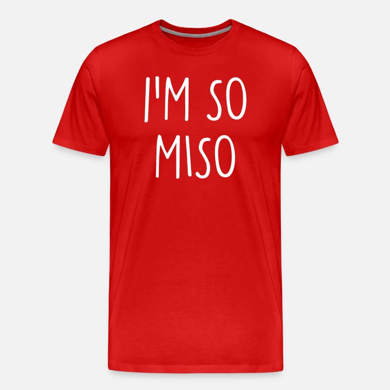Miso - Männer Premium Bio T-Shirt - Rot