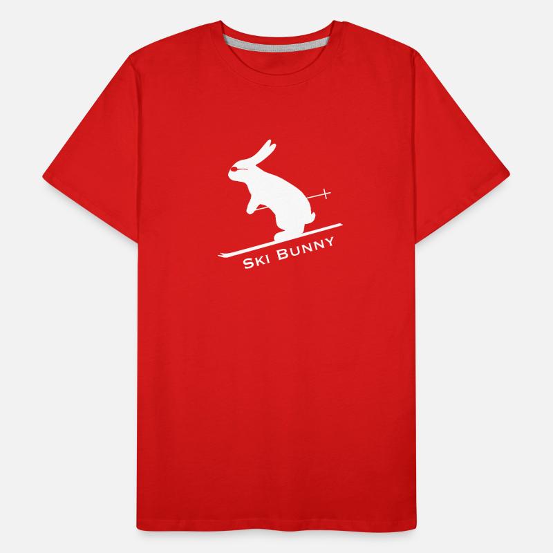 Rabbit Skier Männer Premium Bio T-Shirt
