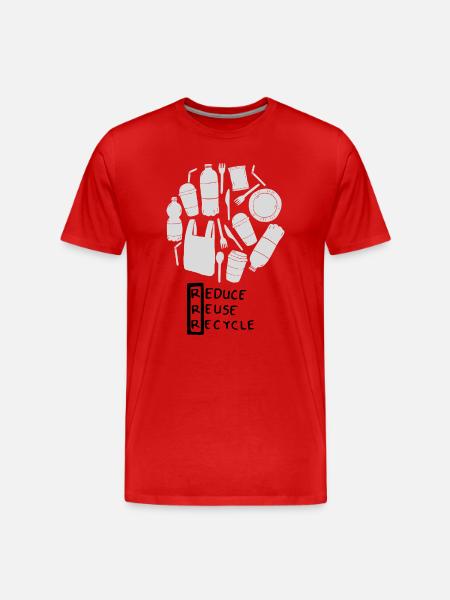 Durabilité - T-shirt bio Premium Homme - rouge