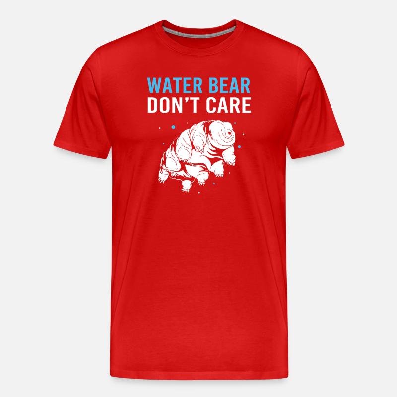 Tardigrade Ours d’eau tardigrade Tardigrade - T-shirt bio Premium Homme - rouge