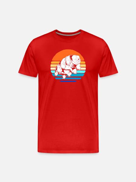 Tardigrade Tardigrade Tardigrade Water Bear - Men's Premium Organic T-Shirt - red