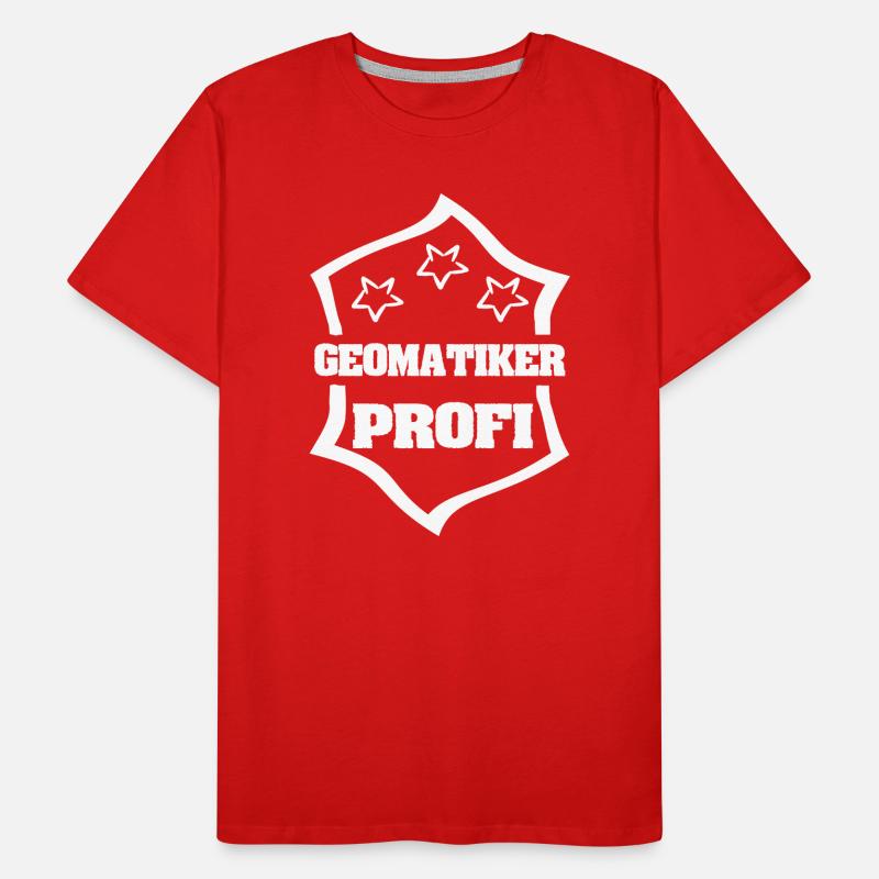 Occupation Geomatics Engineer Men's Premium Organic T-Shirt