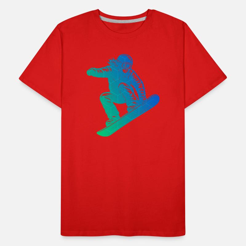 Direct Snowboard Statement Men's Premium Organic T-Shirt