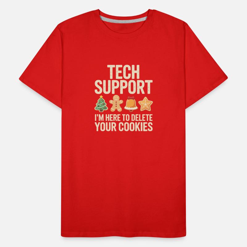 Tech Support Cookies Tee Männer Premium Bio T-Shirt