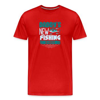 Pêcheurs Pêcheurs Pêcheurs Pêcheurs Pêcheurs Sportifs - T-shirt bio Premium Homme - rouge - Devant - Damien (186cm)