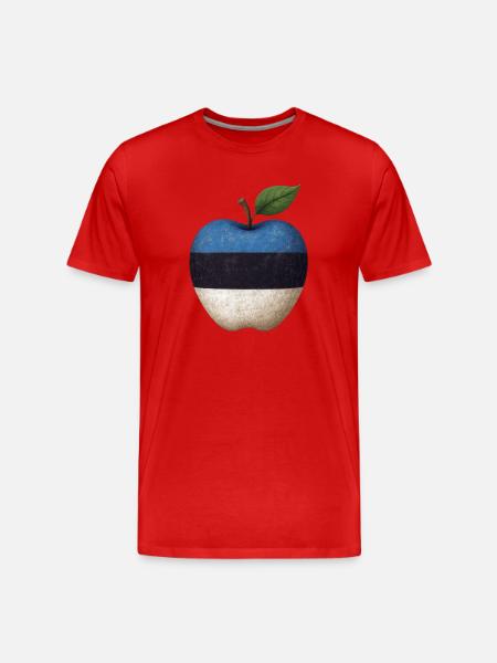 Estland - Männer Premium Bio T-Shirt - Rot