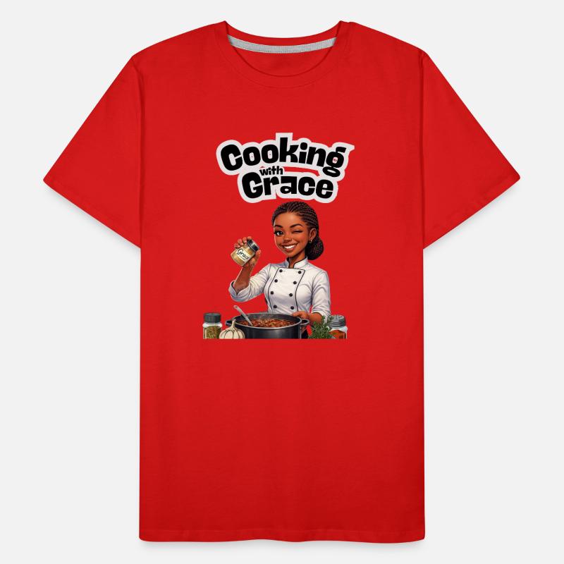 Cuisiner avec grâce T-shirt bio Premium Homme