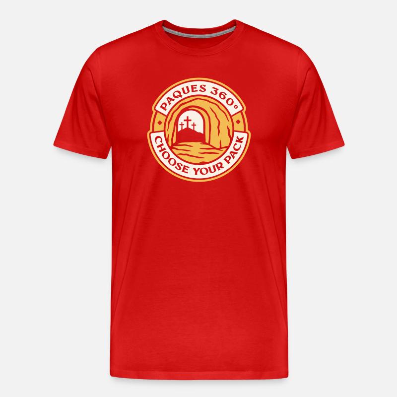 Easter360 - Männer Premium Bio T-Shirt - Rot