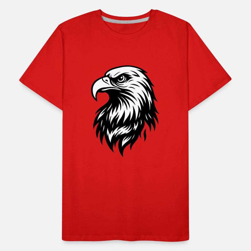 Style de ligne Imperial Eagle T-shirt bio Premium Homme