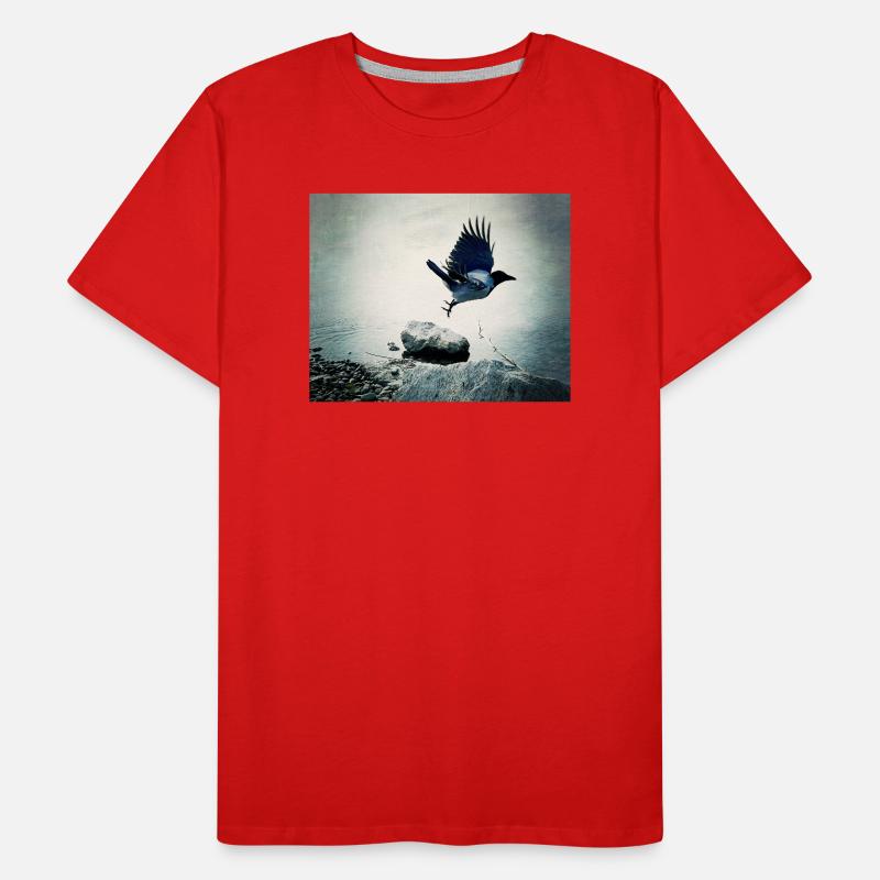 Crow's Flight Men's Premium Organic T-Shirt