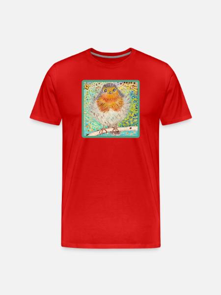 Robin - T-shirt bio Premium Homme - rouge