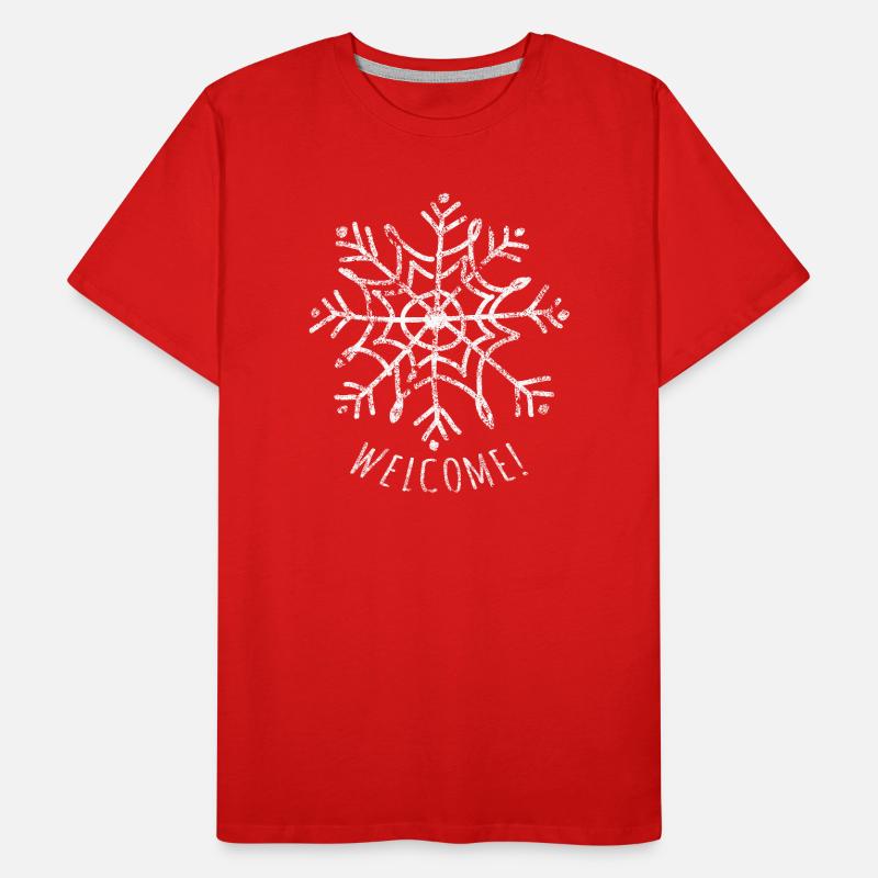 Flocon de neige T-shirt bio Premium Homme