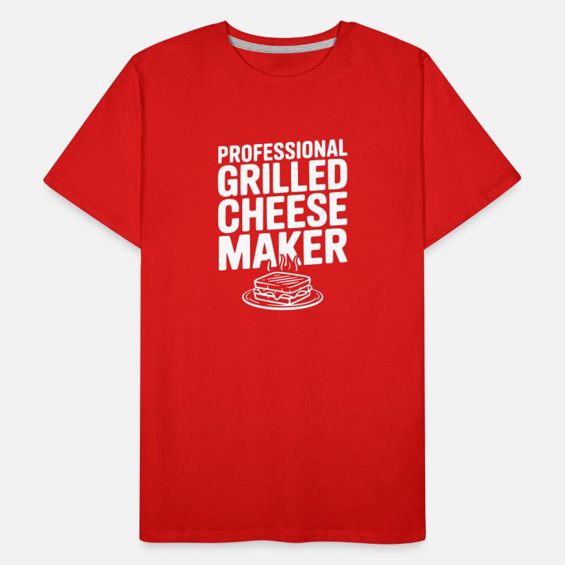 Professional Grilled Cheese Maker Men's Premium Organic T-Shirt