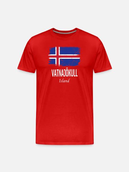 Vatnajökull - T-shirt bio Premium Homme - rouge