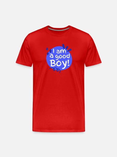 I'm a good boy - Men's Premium Organic T-Shirt - red