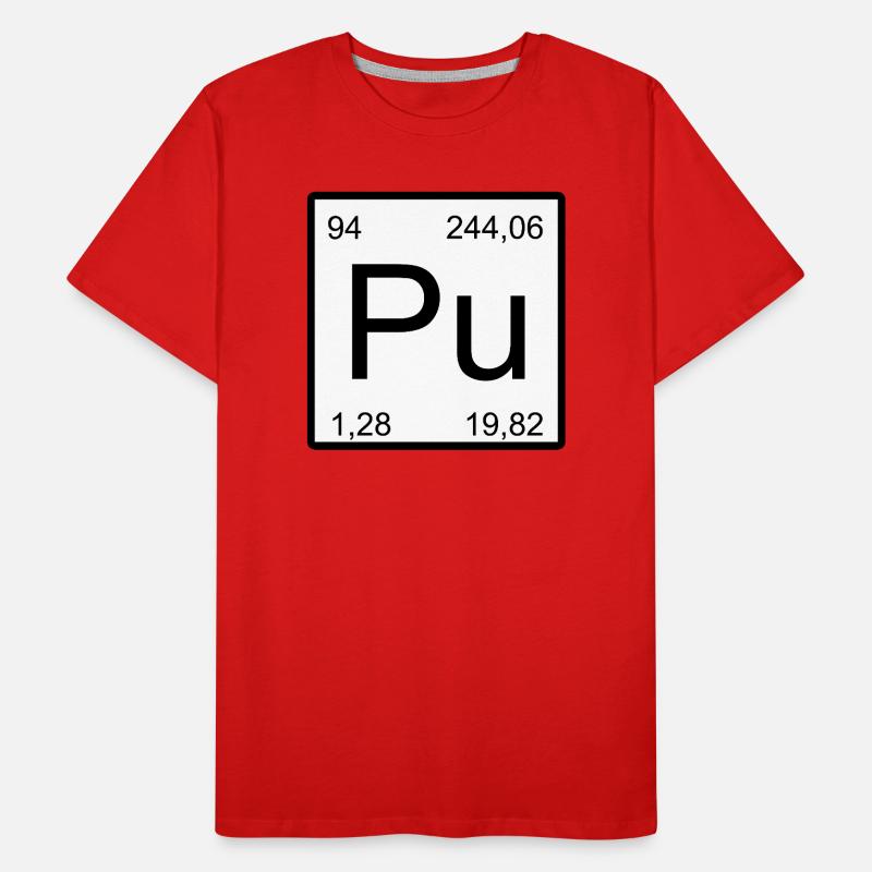 Conception de l’élément de plutonium Pu T-shirt bio Premium Homme