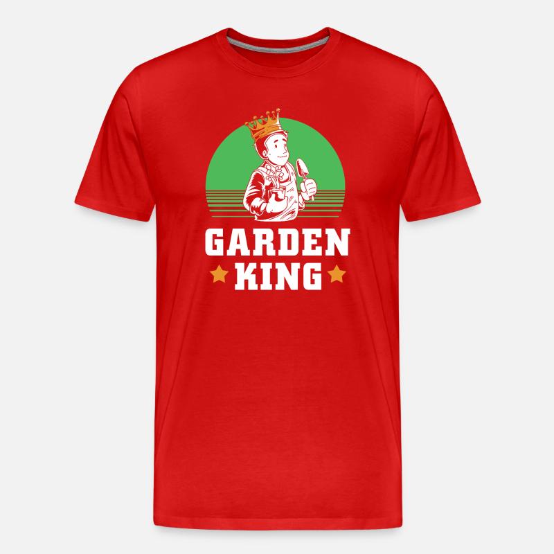 Cadeau de vers de compost - T-shirt bio Premium Homme - rouge
