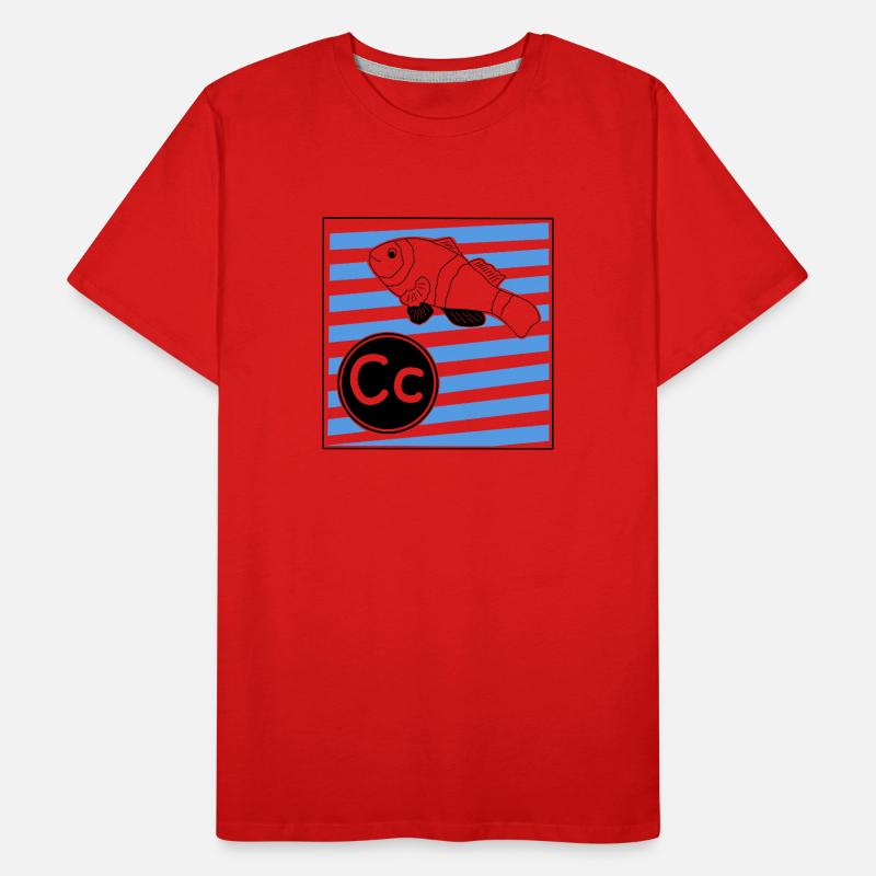 C pour Poisson-clown T-shirt bio Premium Homme