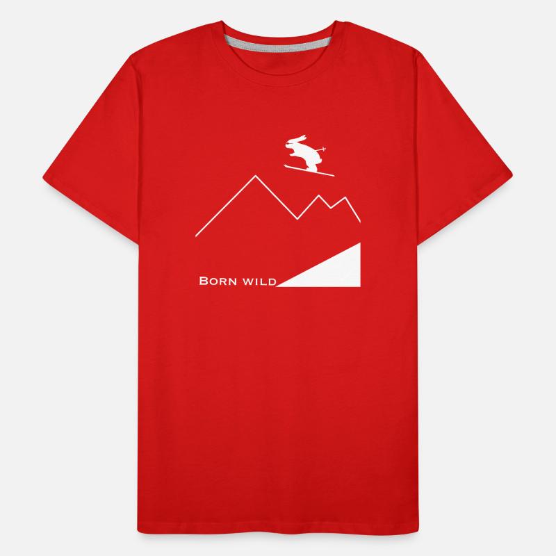Born Wild Men's Premium Organic T-Shirt